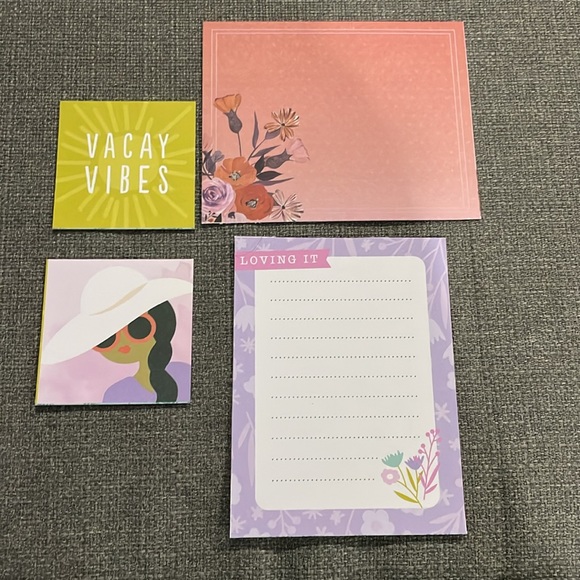 Vacation Vibes Paper pad Scarpbooking Pages flamingo palms bathing suits - Picture 2 of 15